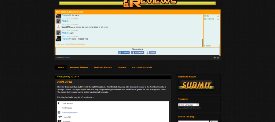 Nerf Mods & Reviews Website