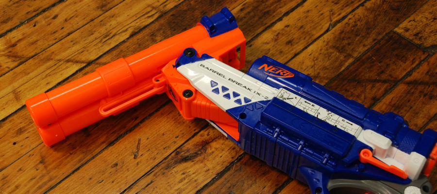 x-shot side shot open barrel