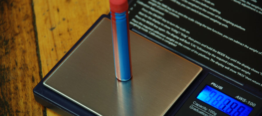 BOOMco Dart Being Weighed