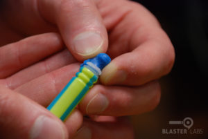 BOOMco Dart Tip Being Taken Off