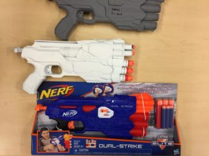 Nerf Dual-Strike Prototypes