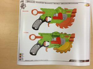 Nerf ZS Crosscut First Drawing