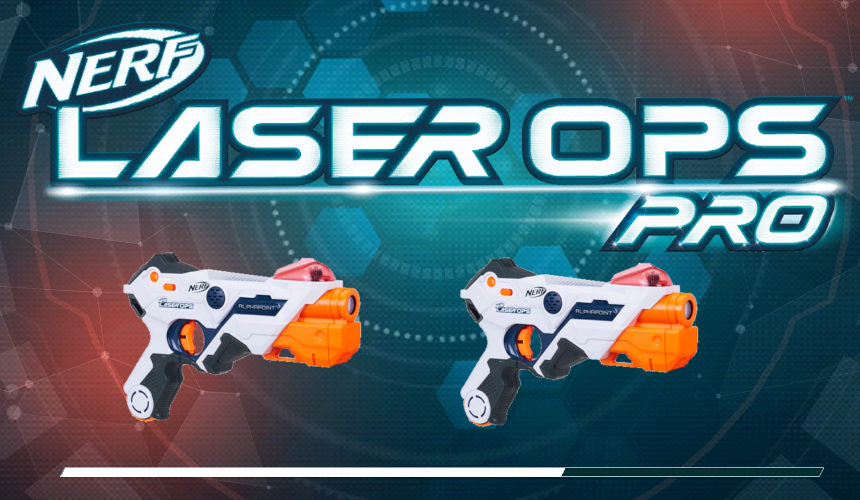 Hasbro Nerf Laser Ops Pro Alphapoint Pistole Battle Spielzeug Laserpistole App 