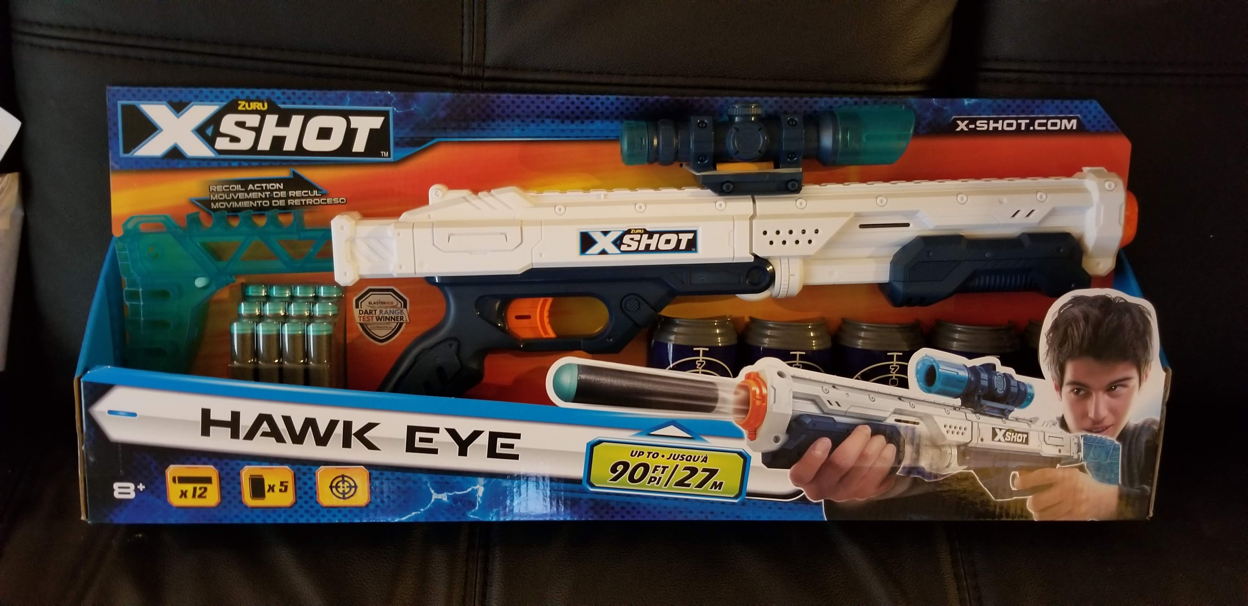 Zuru X-SHOT Hawk Eye & MK 3 Espuma Dart Blaster 