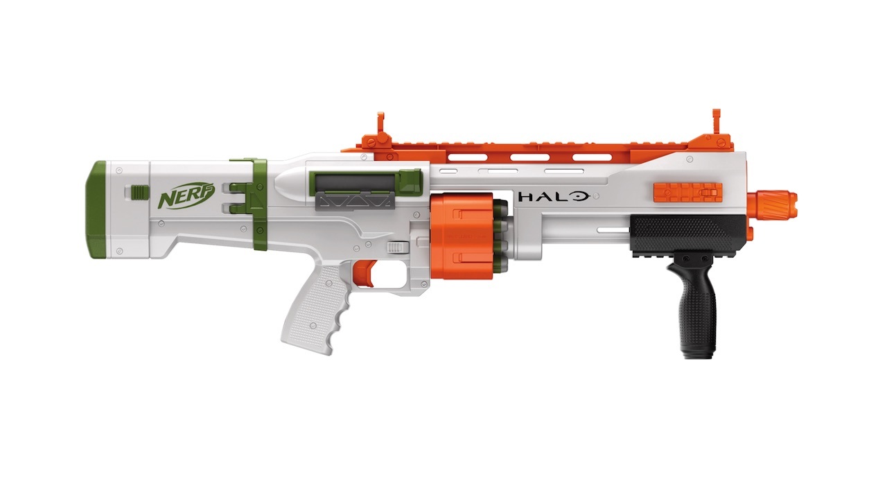  Nerf Halo Mangler Dart Blaster - Pull-Back Priming