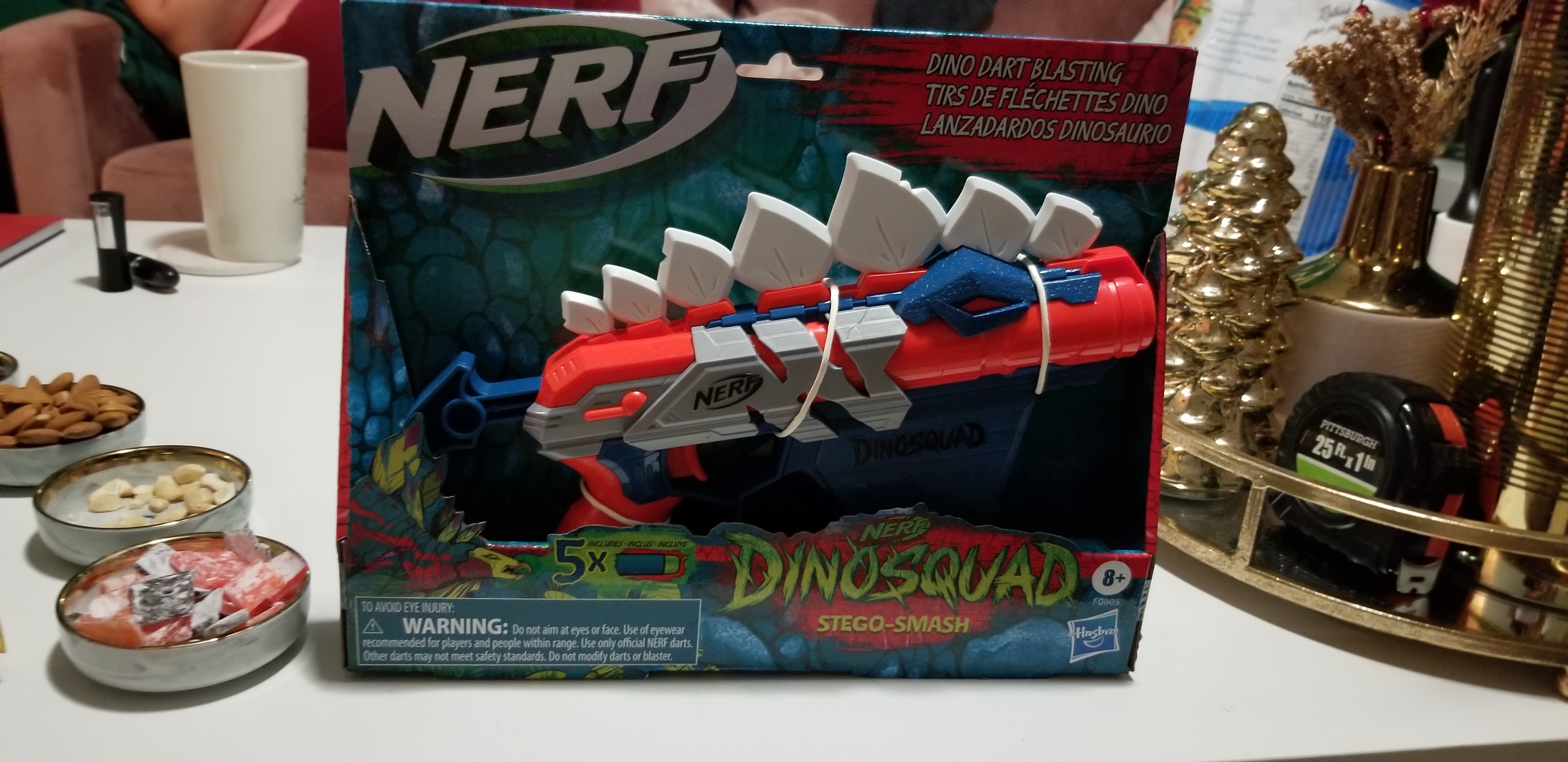 Lanzador Hasbro Nerf DinoSquad Stego-Smash