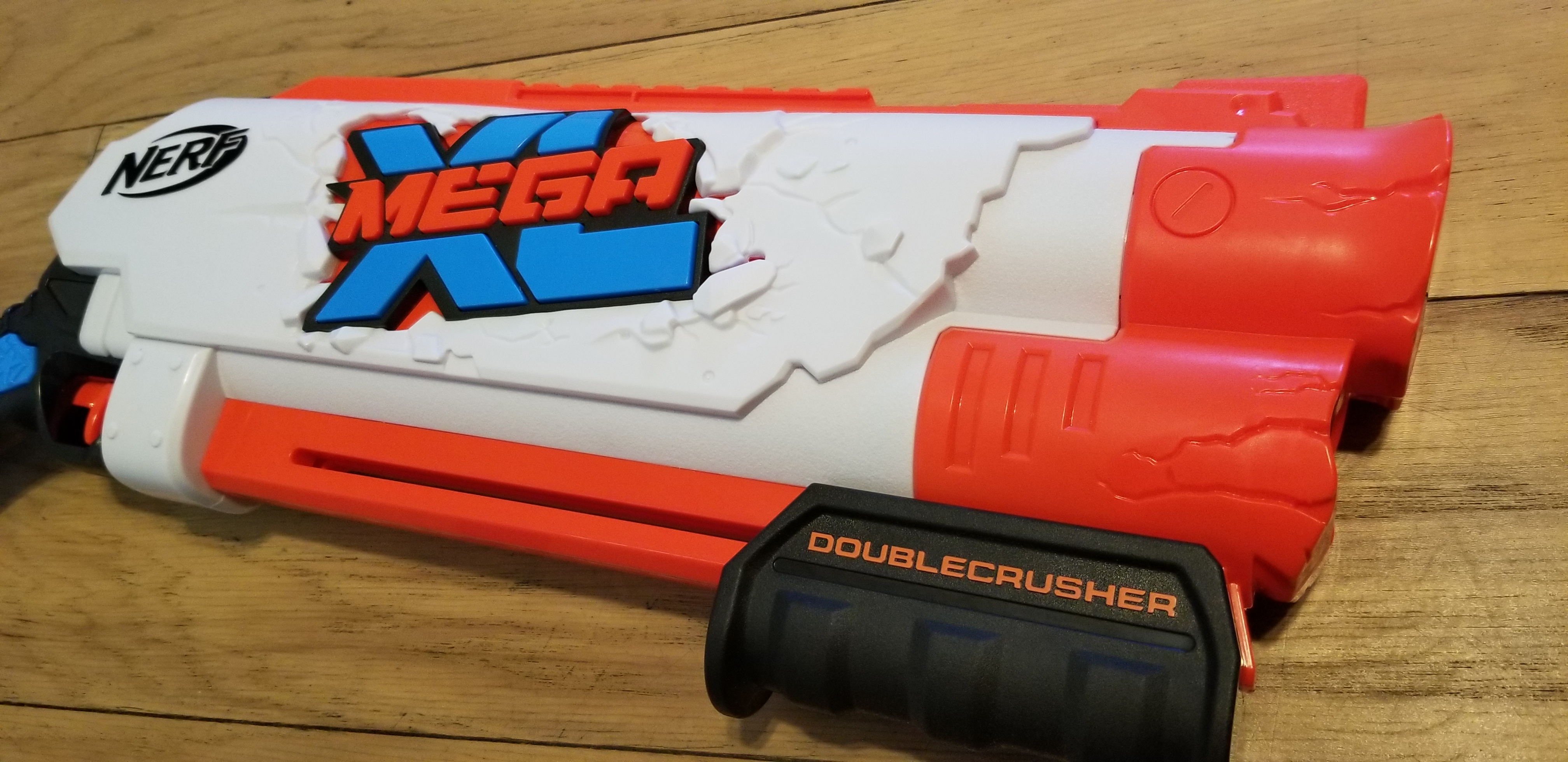 Nerf Mega XL Double Crusher Blaster, Largest Nerf Mega Darts Ever