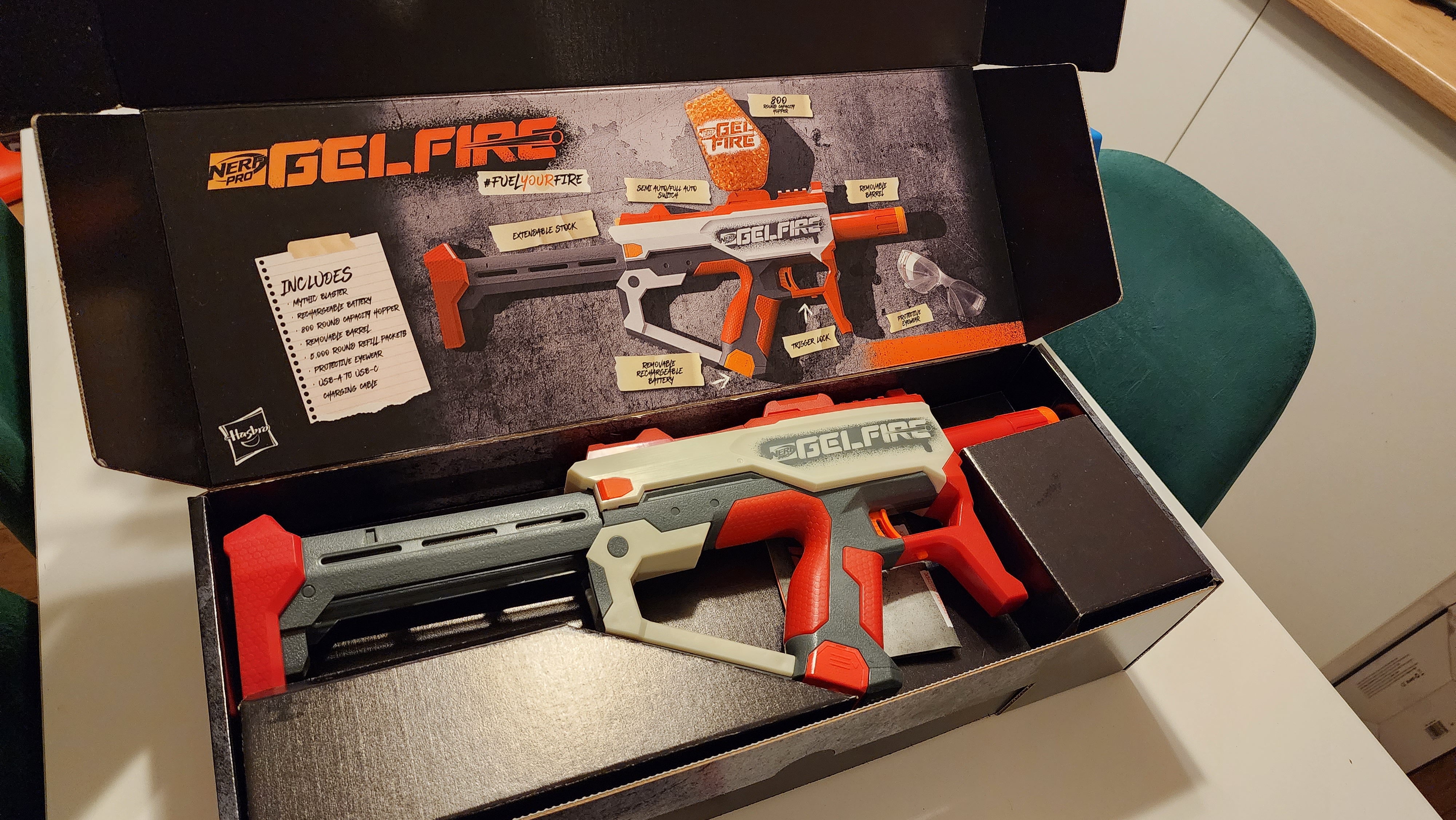 Nerf Pro GelFire Mythic Gel Blaster, NerfGunAttachments