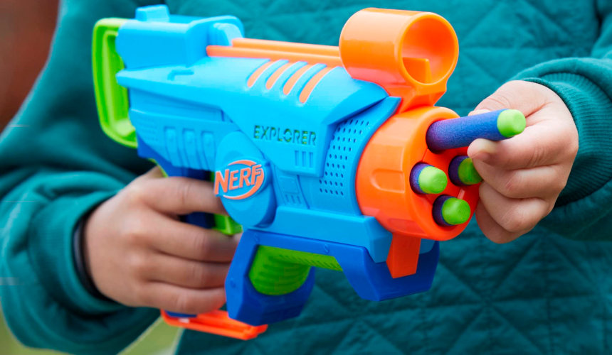 Replying to @ReallyReallyironic Highly recommend @Nerf Jr for kiddos o, nerf  junior